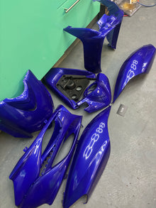 Jog R sparco blå skjoldsæt